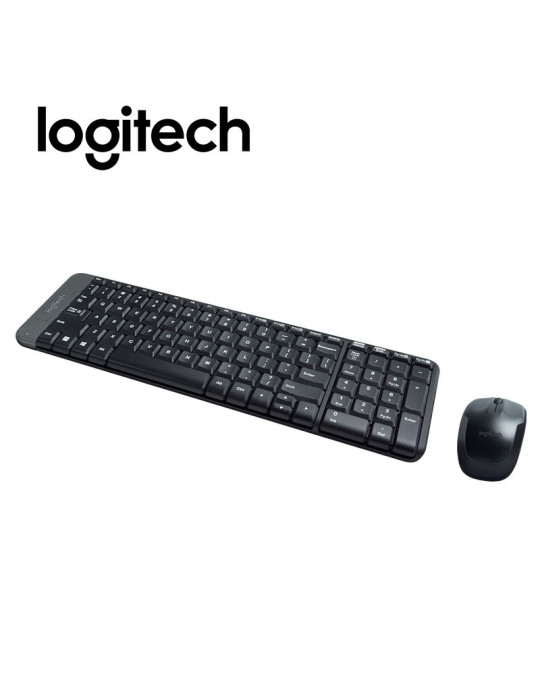 TECLADO KIT WIRELESS LOGITECH MK220 ( 920-004430 ) BLACK