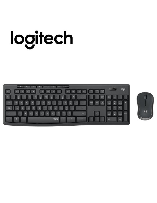 TECLADO KIT WIRELESS LOGITECH MK295 SILENT ( 920-009792 ) BLACK Online