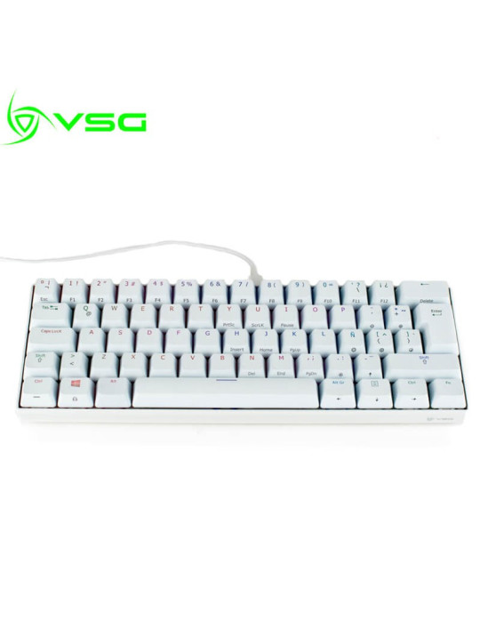 TECLADO GAMING VSG MINTAKA ( VG-KM981-WHT-RED ) WHITE SWITCH RED Online
