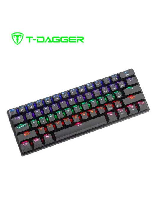 TECLADO GAMING T-DAGGER ARENA RAINBOW ( T-TGK321-BR )