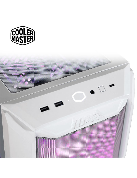 Case Cooler Master HAF 500 ( H500-WGNN-S00 ) ARGB White