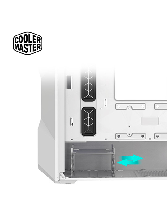 Case Cooler Master Masterbox TD300 ( TD300-WGNN-S00 ) Mesh ARGB White