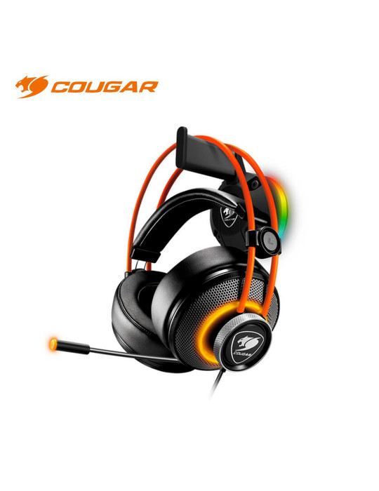 SOPORTE AUDIFONO COUGAR BUNKER S ( 3MBSRXXB.0001 ) BLACK RGB