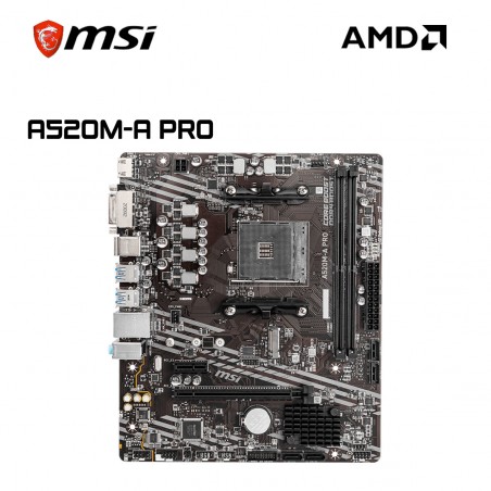 PLACA AMD MSI A520M-A PRO (...