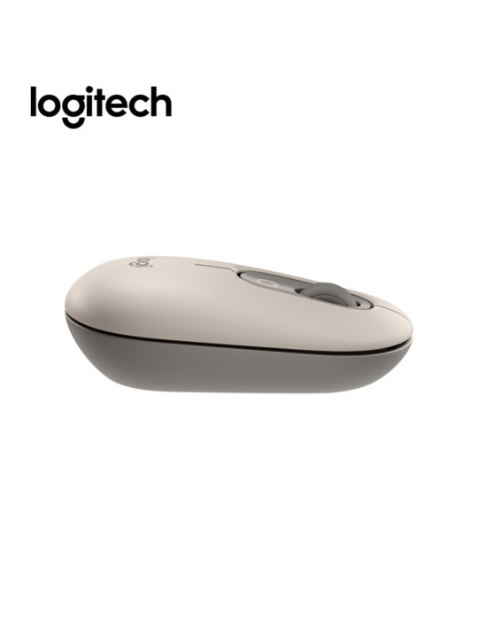MOUSE BLUETOOTH LOGITECH POP ( 910-006648 ) MIST SAND GRAY
