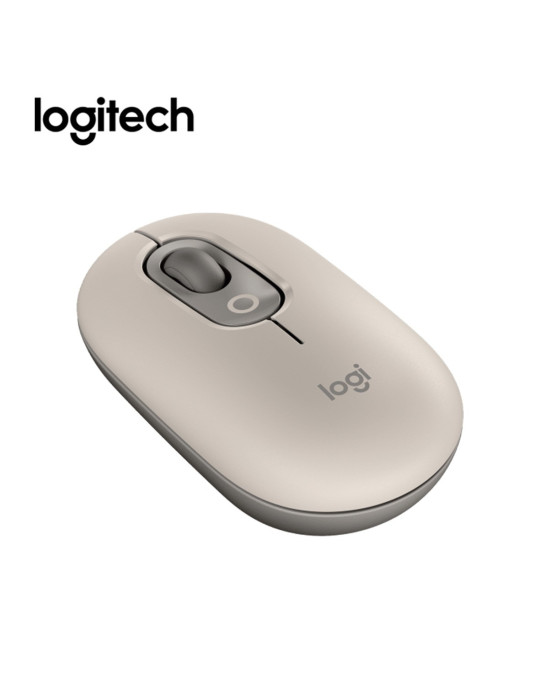 MOUSE BLUETOOTH LOGITECH POP ( 910-006648 ) MIST SAND GRAY