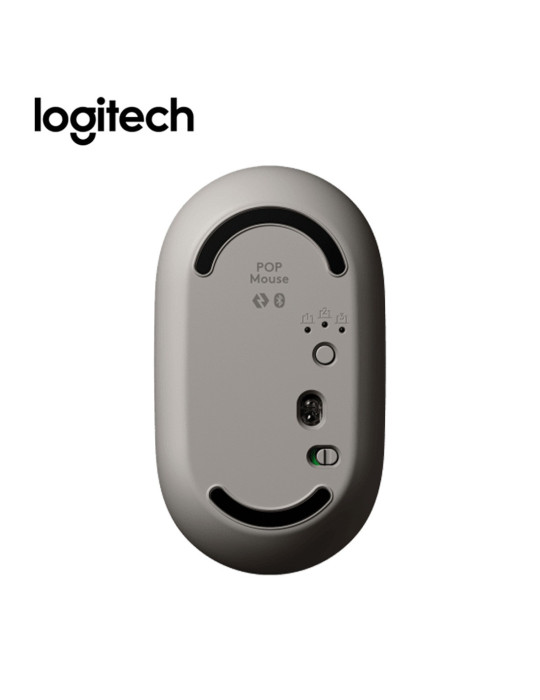 MOUSE BLUETOOTH LOGITECH POP ( 910-006648 ) MIST SAND GRAY