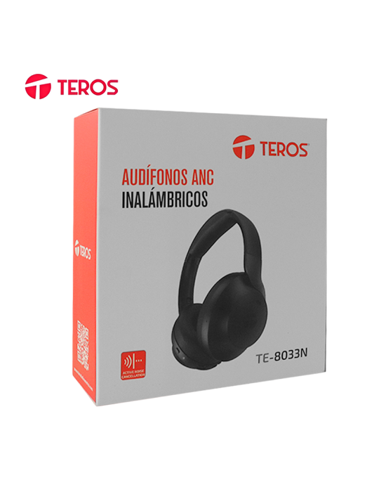 AUDIFONO BLUETOOTH TEROS TE8033N BLACK