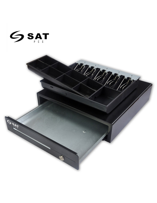 GAVETA DE DINERO SAT 119X  BLACK