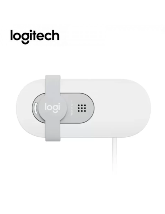 CAMARA WEB LOGITECH BRIO 100 ( 960-001615 ) FHD 1080P WHITE
