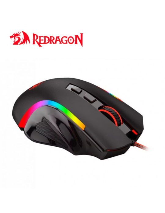 Mouse Gaming Redragon Griffin ( M607 ) 7200 Dpi Black Rgb
