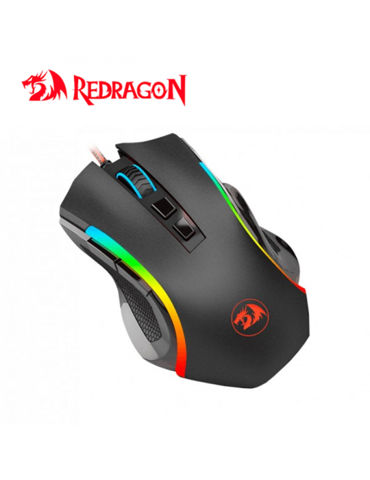 Mouse Gaming Redragon Griffin ( M607 ) 7200 Dpi Black Rgb