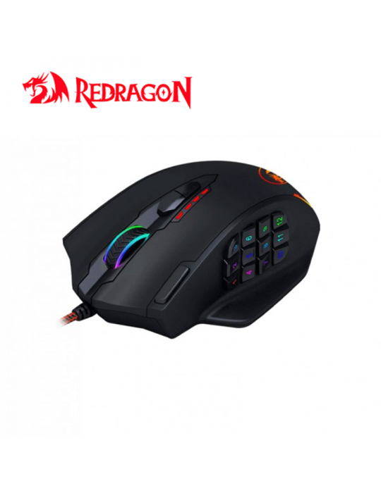 MOUSE GAMING REDRAGON IMPACT M908 ( M908 ) 12400 DPI BLACK RGB Online
