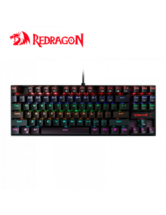 Teclado Gaming Redragon Kumara Black ( K552RGB-1 ) Rgb Switch Blue
