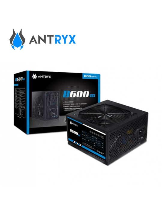 Fuente 600w Antryx (AP-B600RV3S-RB) Atx V3