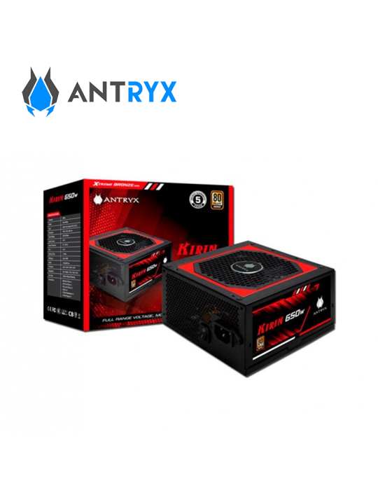 Fuente 650w Antryx Kirin (AP-KB650) 80 Plus Bronze