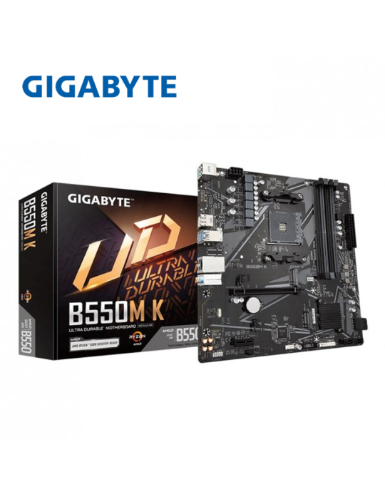 Placa Amd Gigabyte B550m-k Ddr4 Am4 (9MB55MK-00-G10)