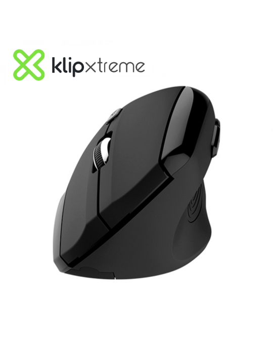 MOUSE WIRELESS KLIP XTREME EVERTREST( KMW-390 ) VERTICAL BLACK