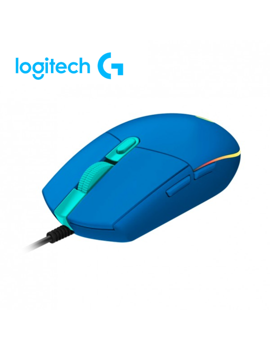 MOUSE GAMING LOGITECH G203 LIGHTSYNC OPTICAL ( 910-005792 ) 8000 DPI RGB BLUE Online