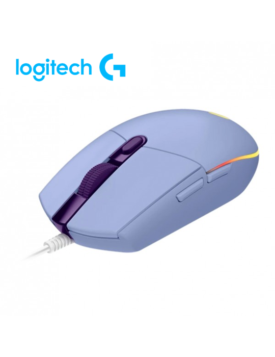 MOUSE GAMING LOGITECH G203 LIGHTSYNC OPTICAL ( 910-005851 ) 8000 DPI RGB LILA Online