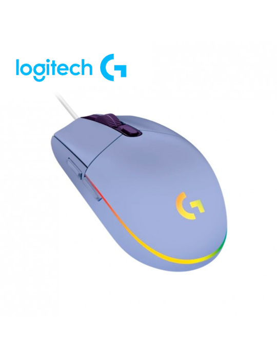 MOUSE GAMING LOGITECH G203 LIGHTSYNC OPTICAL ( 910-005851 ) 8000 DPI RGB LILA Online