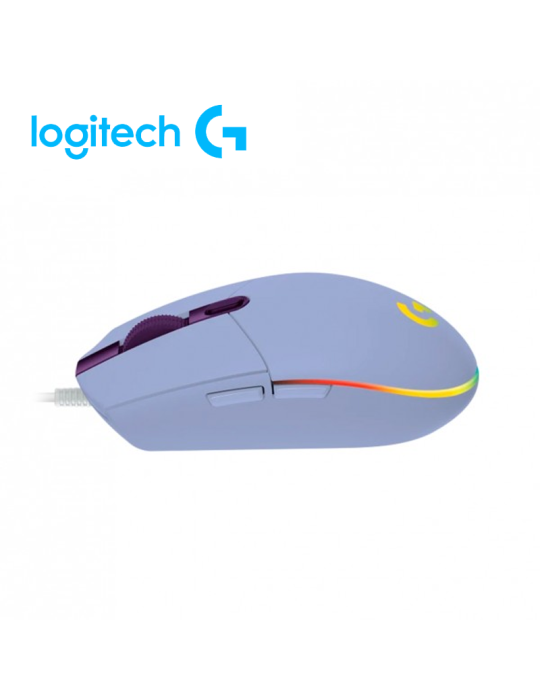 MOUSE GAMING LOGITECH G203 LIGHTSYNC OPTICAL ( 910-005851 ) 8000 DPI RGB LILA Online