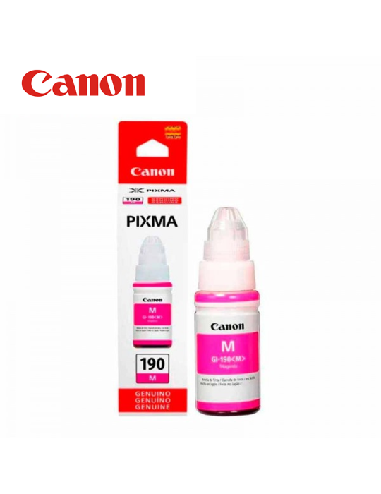 BOTELLA DE TINTA CANON GI-190M G3100/G2100 MAGENTA