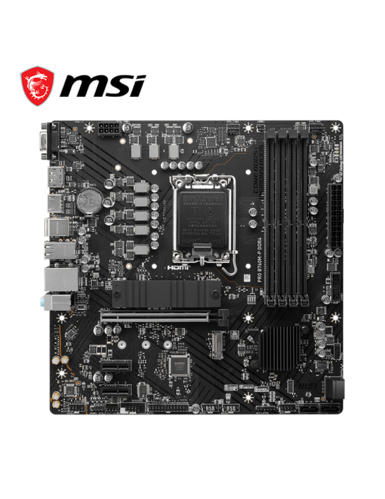 Placa Intel Msi Pro B760m-p (911-7E02-020) Ddr4 Lga 1700