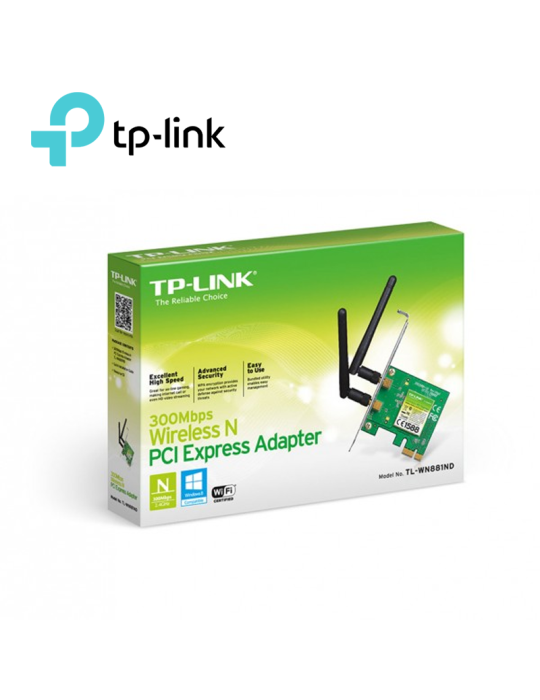 RED WI-FI PCI EXP TP-LINK ( TL-WN881ND ) 300MB 2 ANTENA Online