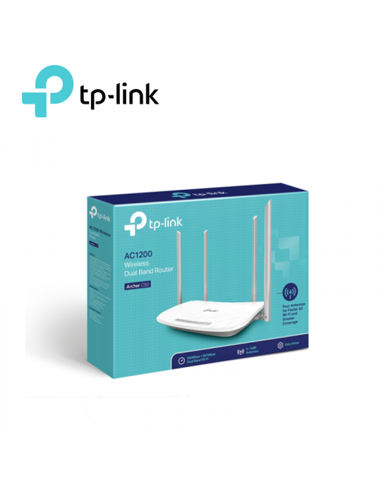 ROUTER DSL WI-FI TP-LINK ( ARCHER C50 ) AC1200 DUAL BAND 4 ANTENAS