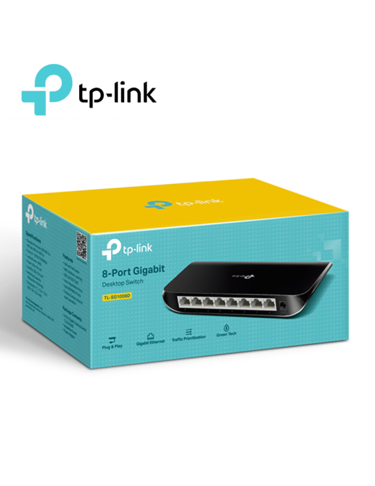 SWITCH 8PT TP-LINK ( TL-SF1008D ) 10/100MBPS