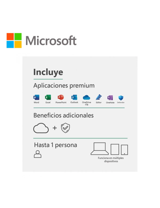 LICENCIA OFFICE MICROSOFT 365 PERSONAL 1PC ( QQ2-00008 ) ESD