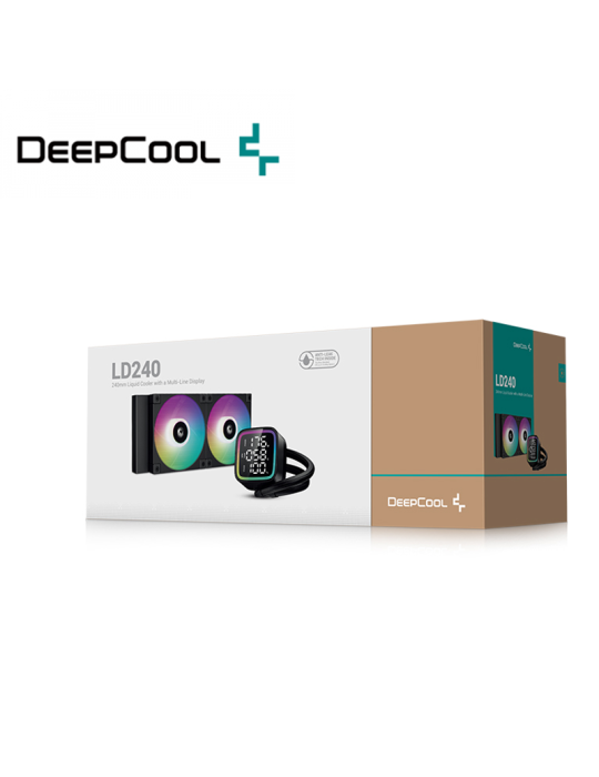 Sistema de Enfriamiento Liquido Deepcool LD240 ( R-LD240-BKMSN-G-1 ) RGB Black