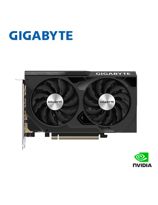 Tarjeta De Video Nvidia Gigabyte Rtx 4060 Windforce Oc 8gb Gddr6 128 Bits (GV-N4060WF2OC-8GD)