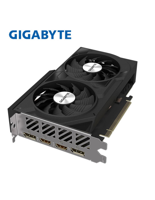 Tarjeta De Video Nvidia Gigabyte Rtx 4060 Windforce Oc 8gb Gddr6 128 Bits (GV-N4060WF2OC-8GD)