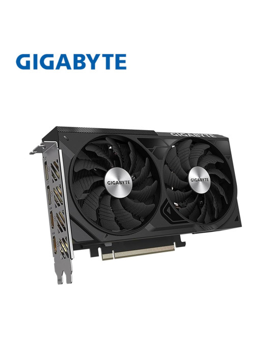 Tarjeta De Video Nvidia Gigabyte Rtx 4060 Windforce Oc 8gb Gddr6 128 Bits (GV-N4060WF2OC-8GD)