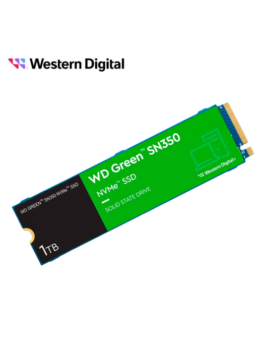 Ssd M.2 WD SN350 1TB Nvme Green (WDS100T2G0C)