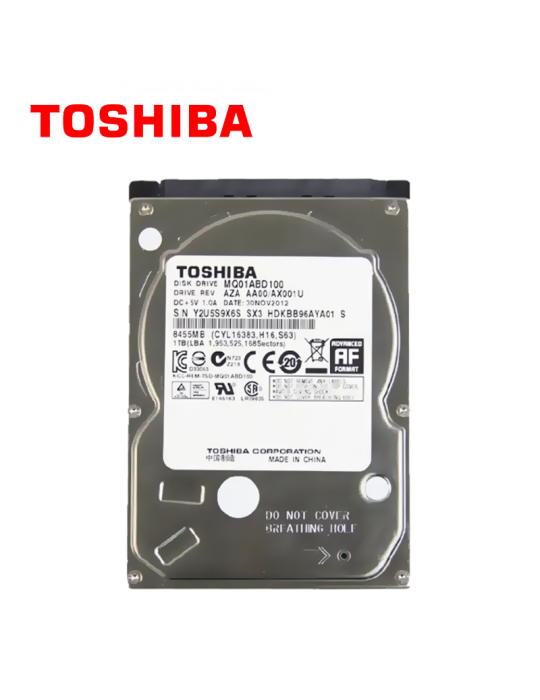 Disco Laptop 2.5" Toshiba 1TB Sata3 5400RPM (MQ01ABD100)