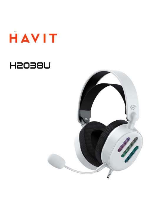 AUDIFONO GAMING HAVIT H2038U WHITE 7.1 (HVGMH-H2038U-WB)