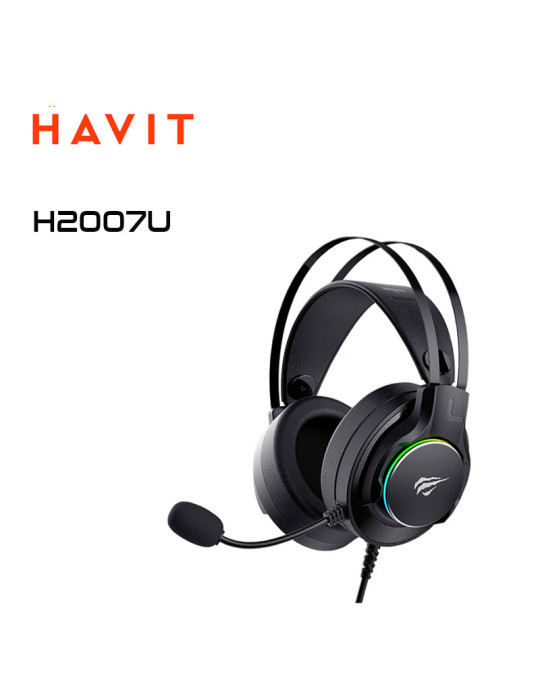 AUDIFONO GAMING HAVIT H2007U BLACK 7.1 (HVGMH-H2007U-BK)
