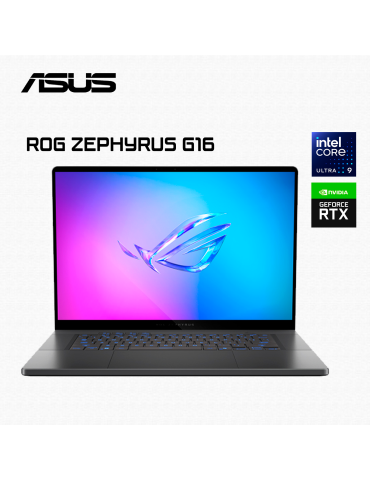 LAPTOP GAMER ASUS ROG ZEPHYRUS G16 CORE ULTRA 9 285H 32GB 1TB SSD RTX 5070 TI 12GB 16" W11 (90NR0LZ5-M007S0)
