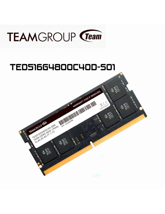 Memoria Sodimm TeamGroup 16GB Elite TED516G4800C40D-S01
