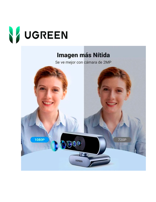 Camara Ugreen CM678 (15728) Black USB FHD