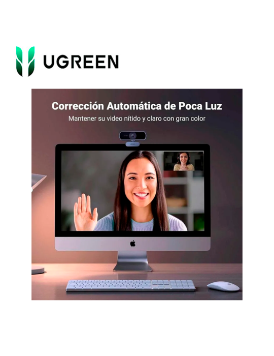 Camara Ugreen CM678 (15728) Black USB FHD