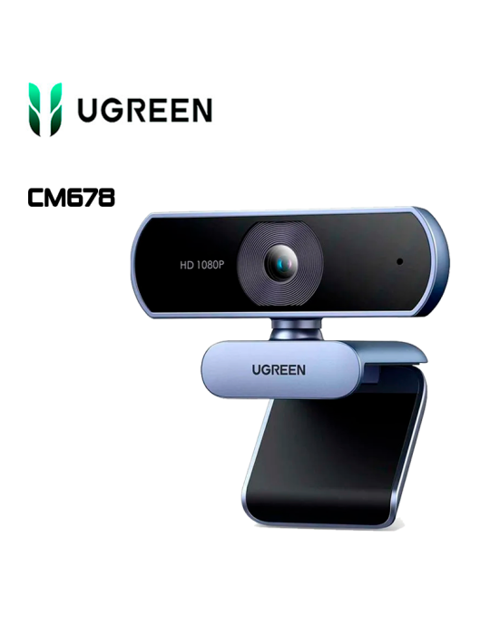 CAMARA UGREEN CM678 (15728) BLACK USB FHD
