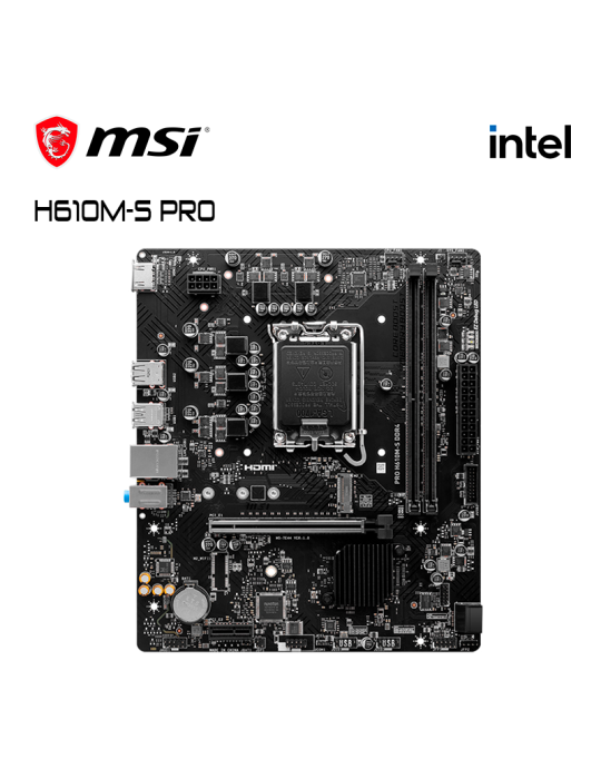 Placa Intel MSI H610M-S Pro DDR4 LGA 1700 ( 911-7E44-013 )