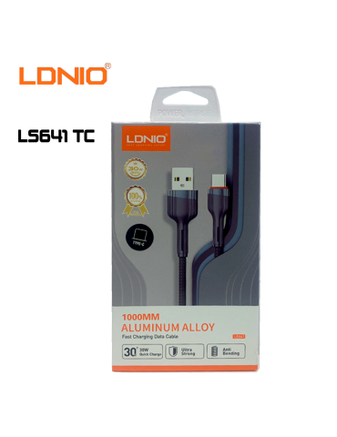 CABLE CARGA RÁPIDA LDNIO USB LS641 TC (LS641 TC)