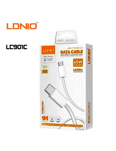 CABLE USB C/C LDNIO PARA IPHONE SERIE 15 16 ( LC901C )