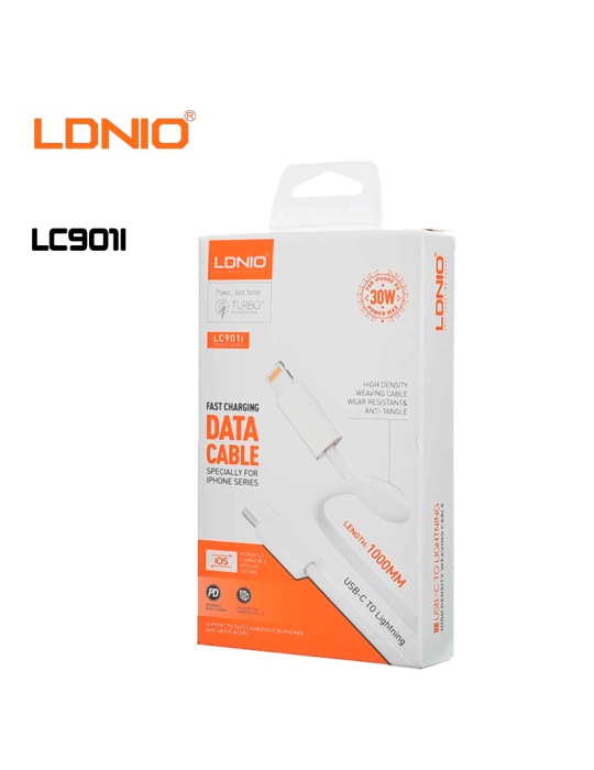 CABLE USB C A LIGHTNING LDNIO LC901I
