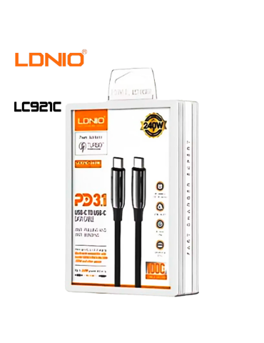 CABLE USB-C/C LDNIO DE 240W LC921C